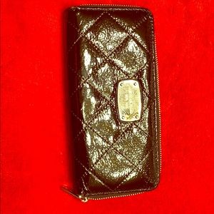 Black patent Michael Kors wallet